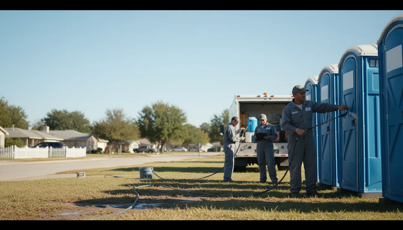 Long-Term Portable Toilet Rental in Normanna, TX near me